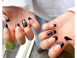 ブラックフレンチ×アート♪