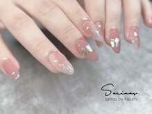 サリナスネイル 西院店(SARINASNAIL)/大人っぽピンクニュアンス