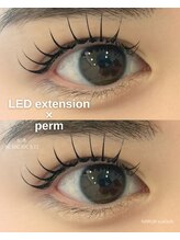 ナルム(narum)/LEDエクステ×パーマ♪