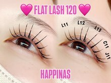 ハピナス 栄本店(HAPPINAS)/マツエク/フラットラッシュ120本