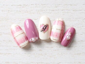 ア ネイル(A nail)/グレンチェック★ハート