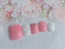 ネイルサロン&スクール ジーナ(GINA)/ピンク春ぷっくりネイル