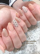 プライベート ネイルサロン マーマ(murmur)/ナチュラルドットネイル