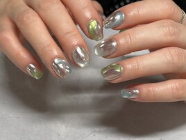 ぷっくりマグネットネイル