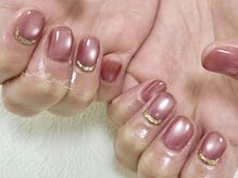 シェルネイル(shell nail)/お上品マグネットネイル