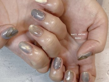 モノ(mono)/６月ニュアンスネイル