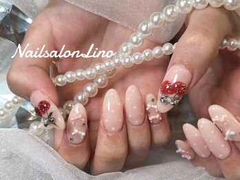 リノ(Lino)/ぷっくりさくらんぼネイル