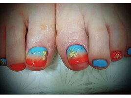 サマーフットネイル