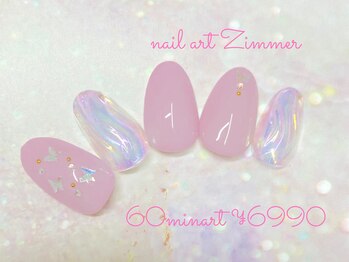ネイルアート ジマー/60minart コース¥6990