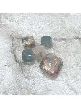 アンドネイルアンドビューティー(&NAIL and Beauty)/フットシェルネイル