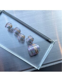 セジュール(Se'jour)/フットネイル/チェックネイル