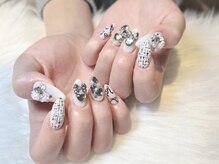 ケリーネイル(Keli Nail)/【冬っぽゴテゴテネイル】