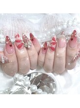 マリンネイル 麻布十番(Marin nail)/リボンネイル