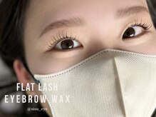 まつげエクステとアイブロウワックス◯一気にお顔が華やかに！