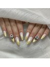 スカルプグラデーションネイル