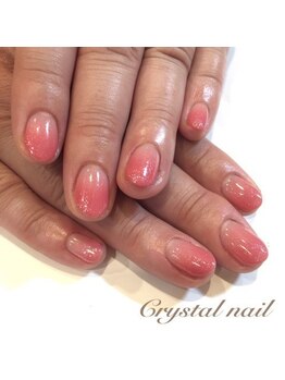 クリスタルネイル ボンベルタ橘店(CRYSTAL NAIL)/グラデネイル