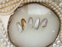 ウィズ フェリーク/斜めべっ甲ネイル