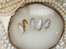 斜めべっ甲ネイル