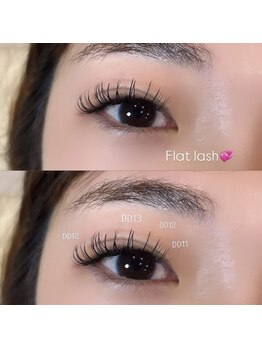 アンムートルーナ(Anmut Luna)/flat lash80本