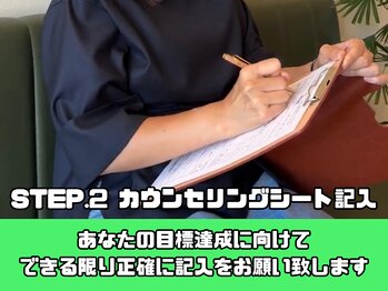カメタロウプラス 津志田店(kametarouplus)/カウンセリングシート記入