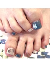 トータルサロン 白べぇーっ プラス/ニュアンスフットネイル