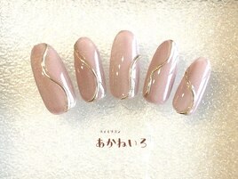 シアーベージュ　うねうねミラー