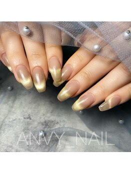 ネイルサロン あんび/マグネットフレンチ