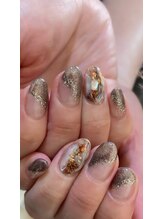 ネイル サロンアンドスクール リッシュ(Nail Salon&School riche)/ニュアンスブラウンネイル