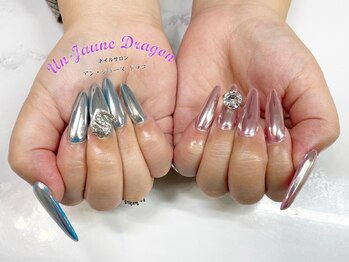 アン ジョーヌドラゴ/【ロングネイル】アシメミラー