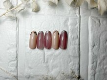 ブリスフルハピネス(Blissful happiness)/定額ネイル（simple）夏ver.