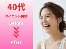 整体院 飛翔/40代 ダイエット Before/After