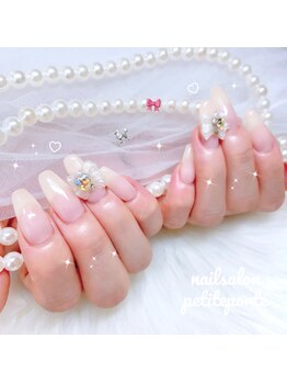 プティポルト(petite porte)/ヌーディワンカラーにリボン♪