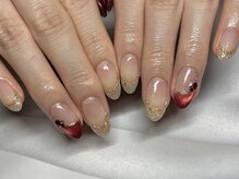 レアレアネイル(Lealeanail)/【パラジェル】フレンチネイル