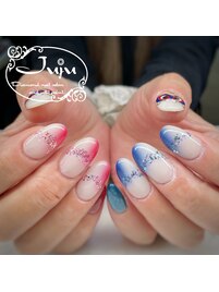 アイナナ推しカラーネイル