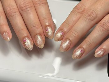 シャンパンマグネット/フラワー