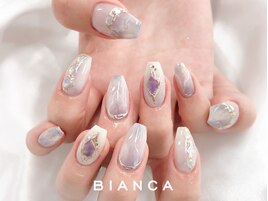大理石ニュアンスネイル¥9300～