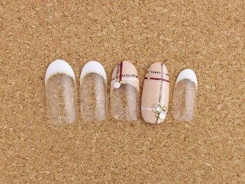 ネイルサロン ブランロール 白金店(Nail Salon Blanl'or)/オフィスにも♪チェックネイル