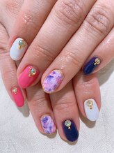 グラマラス アンジェアイ 国分寺店(glamourous/ange eye)/春ネイル