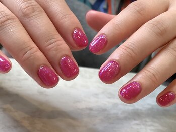 リッシュ(RICHE)/キラキラ赤ワンカラー