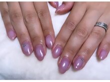 ココア(cocoa)/チークネイル