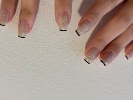 フレンチ　ラメ