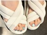 【早割】フットワンカラー★フットバス、ケア込み¥9900→¥7700【土日平日夜】