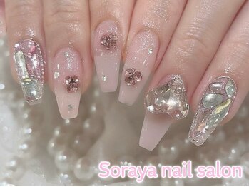 ソラヤ(Soraya)の写真/韓国風&ワンホンネイルをお手頃価格でご提供♪海外パーツ大量にご用意有♪秋葉原駅徒歩3分★パラジェル導入