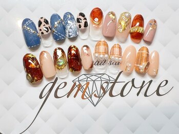 ジェムストーン(gemstone)/2023秋ネイルCコース