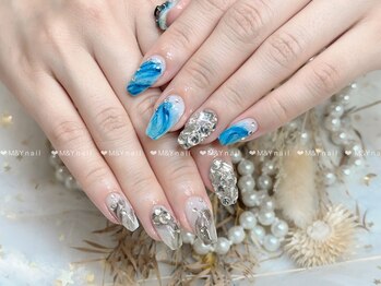 エムアンドワイ 秋葉原店(M&Y)/ブラックニュアンスネイル