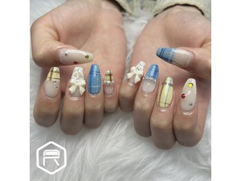 レディスペネイル ノウラ 名駅店(Redispe nail NouRa)/チェックネイル