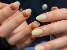 アイネイルズ 梅田店(I nails)/バターカラーニュアンスグラデ