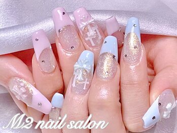 エムズ ネイルサロン(M2)/アシメトリーフレンチクロム