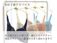 ラーナ(Lana)/バストアップ体験の流れ