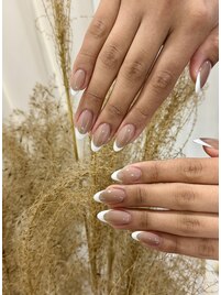 べ-ス色1色選べるカラ-フレンチ